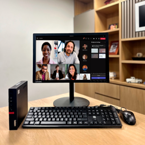 COMPUTADOR LENOVO THINKCENTRE M75Q-1 TINY +MONITOR LENOVO THINKVISION  19,5