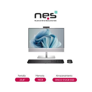COMPUTADOR HP AIO ELITEONE 840 G9 - 23,8" PULGADAS - INTEL CORE i5-12500 - RAM 16 GB - DISCO 512 GB SSD