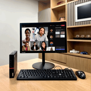 COMPUTADOR LENOVO THINKCENTRE M715Q TINY +MONITOR LENOVO THINKVISION 19,5 " - AMD PRO A10-9700E - DDR4 8 GIGAS - SSD 256 GB